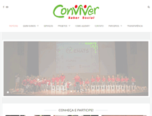 Tablet Screenshot of conviversabersocial.com.br